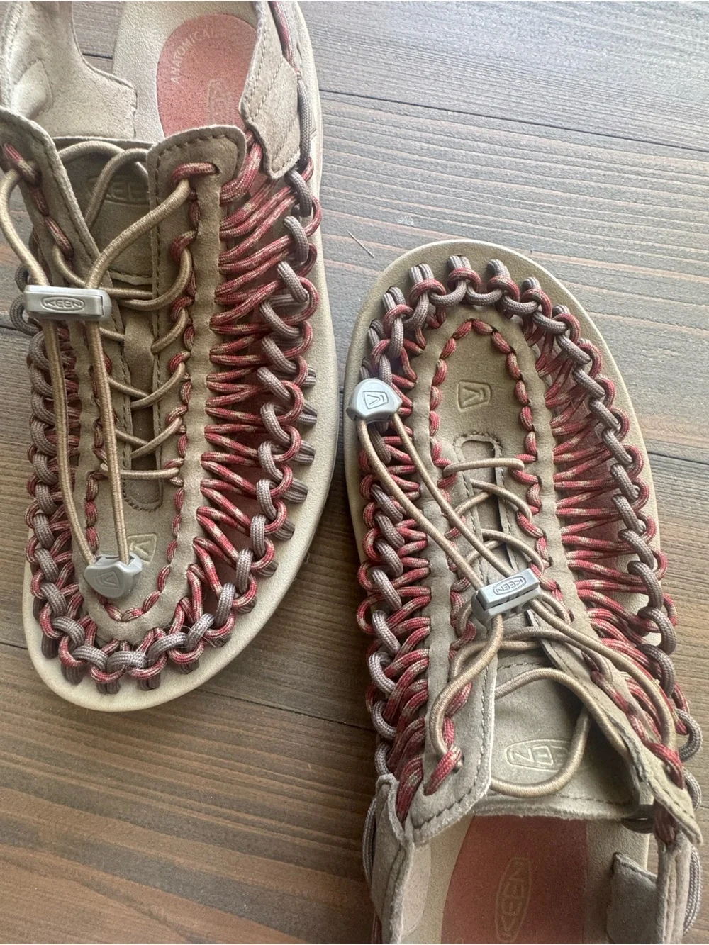 Keen Uneek Men Cork Sandals Canteen Fired Brick Size 9.5 Excellent Like New